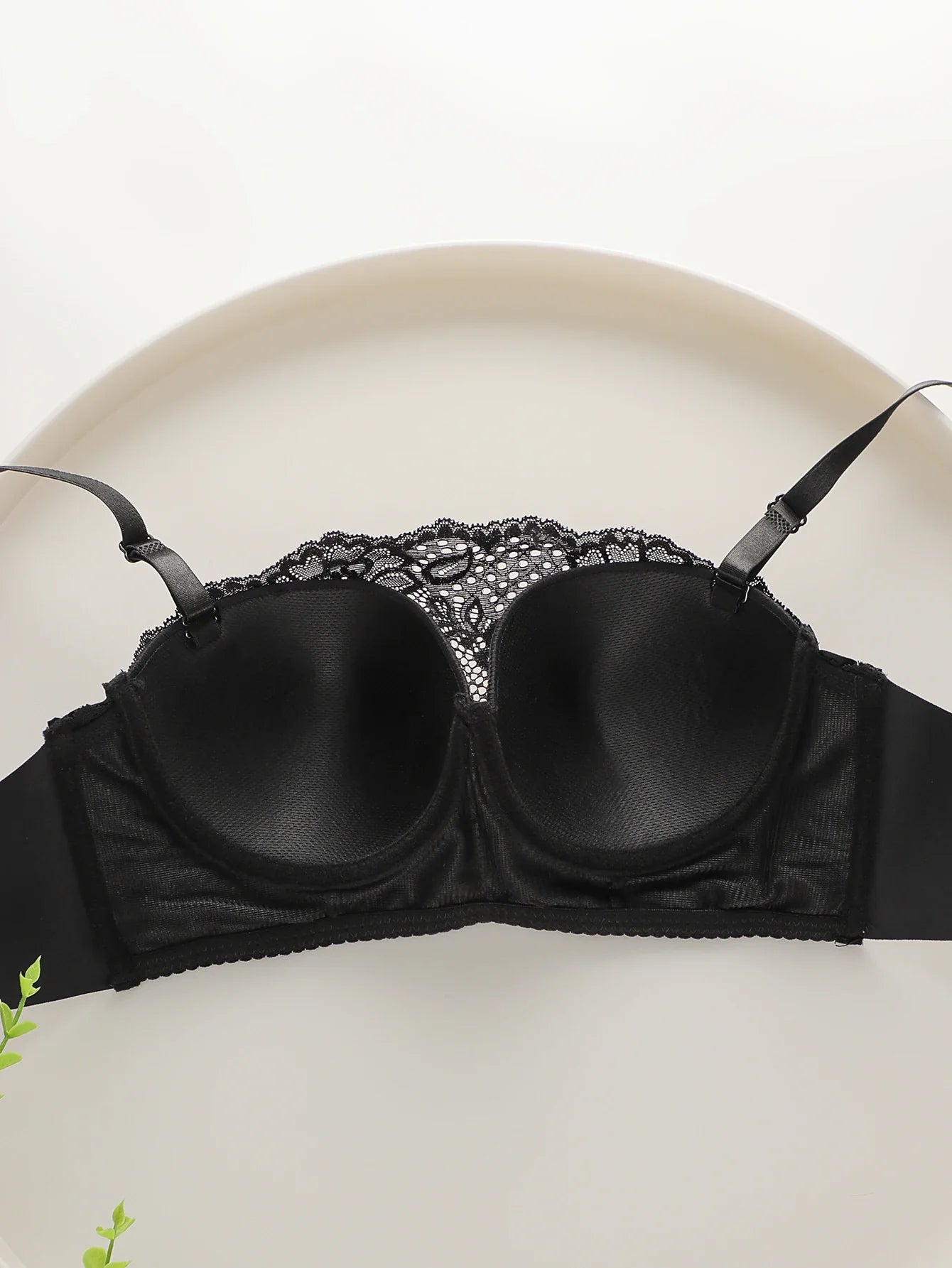 New black full cup lace shoulder strap detachable bra Pull up bra strapless bra wrap up braissere sexy Lingerie J2805