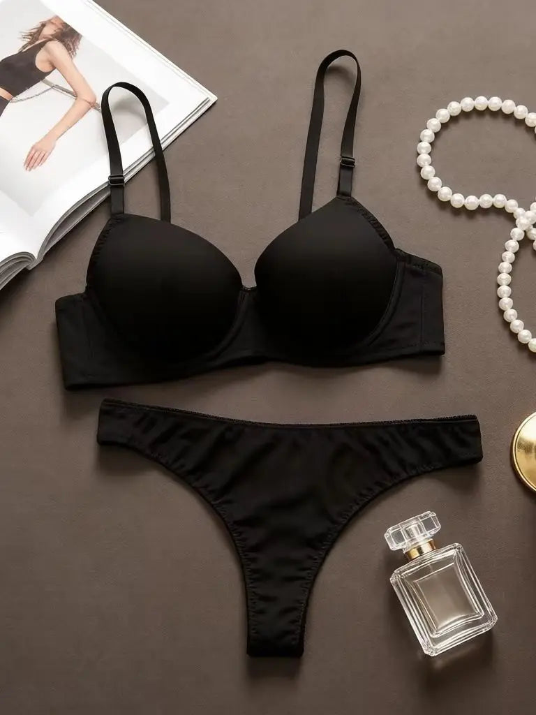 New leopard print European and American 3/4 cup lingerie paired with thong sexy women's underwear set push up bra B2087