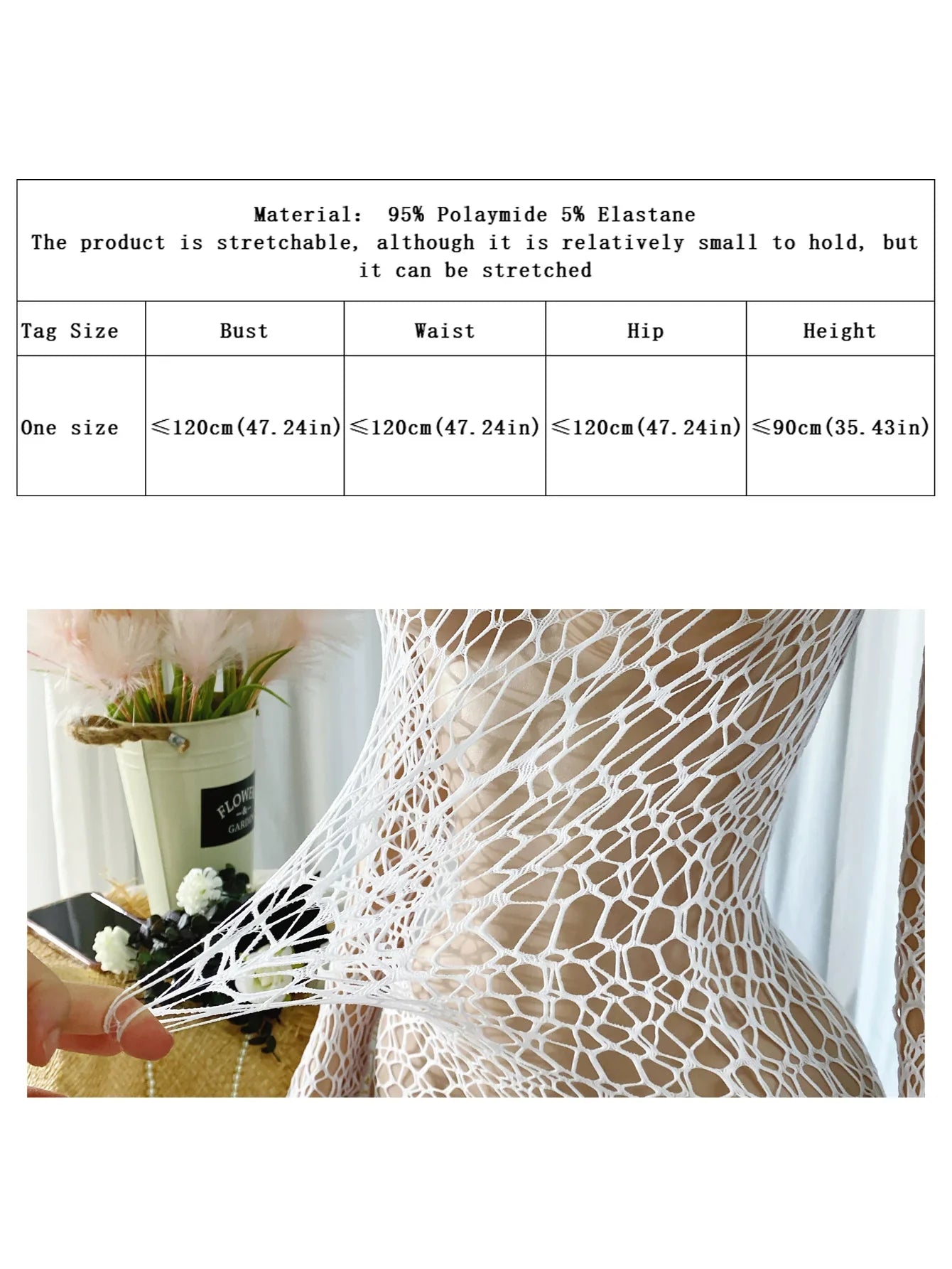 Women Sheer Mesh Long Sleeve Beach Cover Up, Sexy See-Through Fishnet Dress, Solid Bodycon  For Summer Beach Party