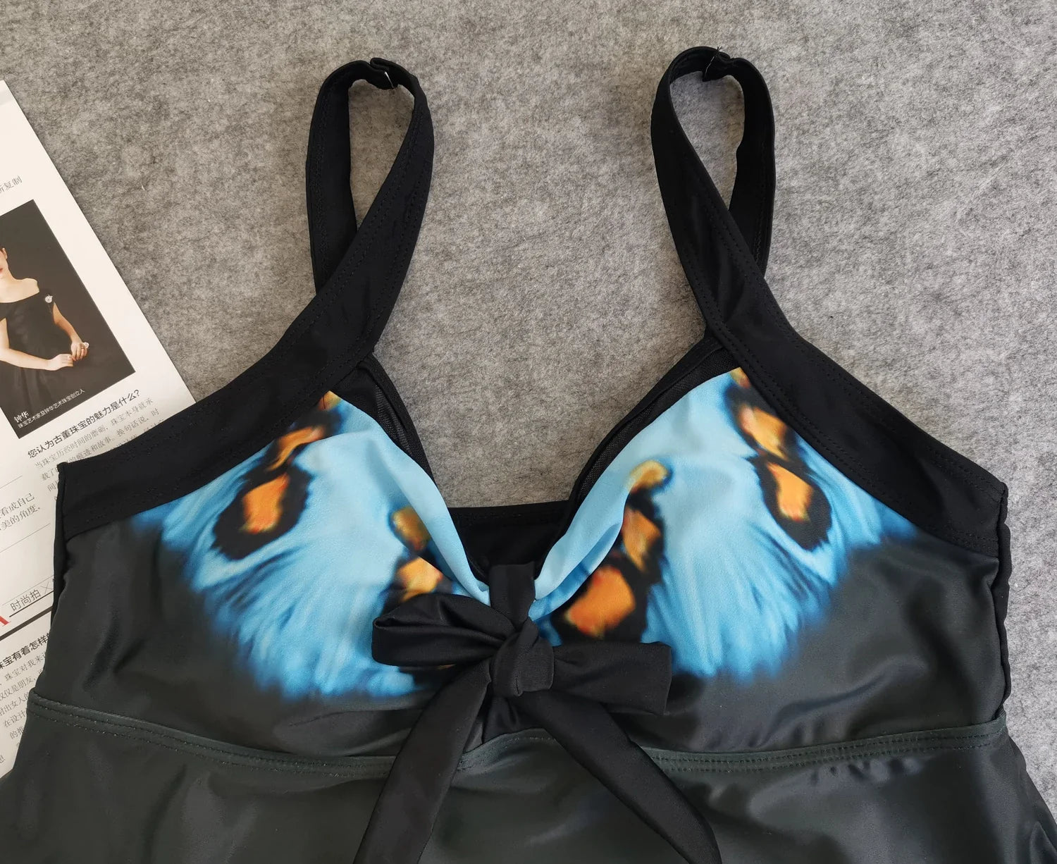 DEKA Large Size Swimwear Two Piece Swimsuit Women Sexy Leopard Tankini Print Flower Vintage Bodysuit Swim Beachwear Bathing Suit