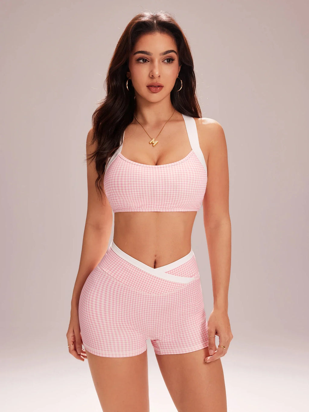 2pcs/sets Yoga Sport Bra Shorts Set Hotsweet Sportswear Woman Gym Workout Bra Shorts Leggings Activewear Women's Tracksuit