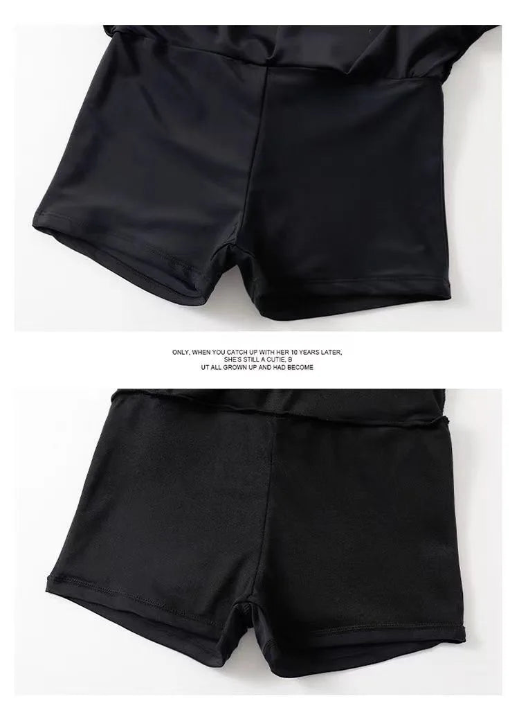Female One-piece Conservative Student Dress Slimming Ins Sporty Super Fairy Hot Spring Swimsuit