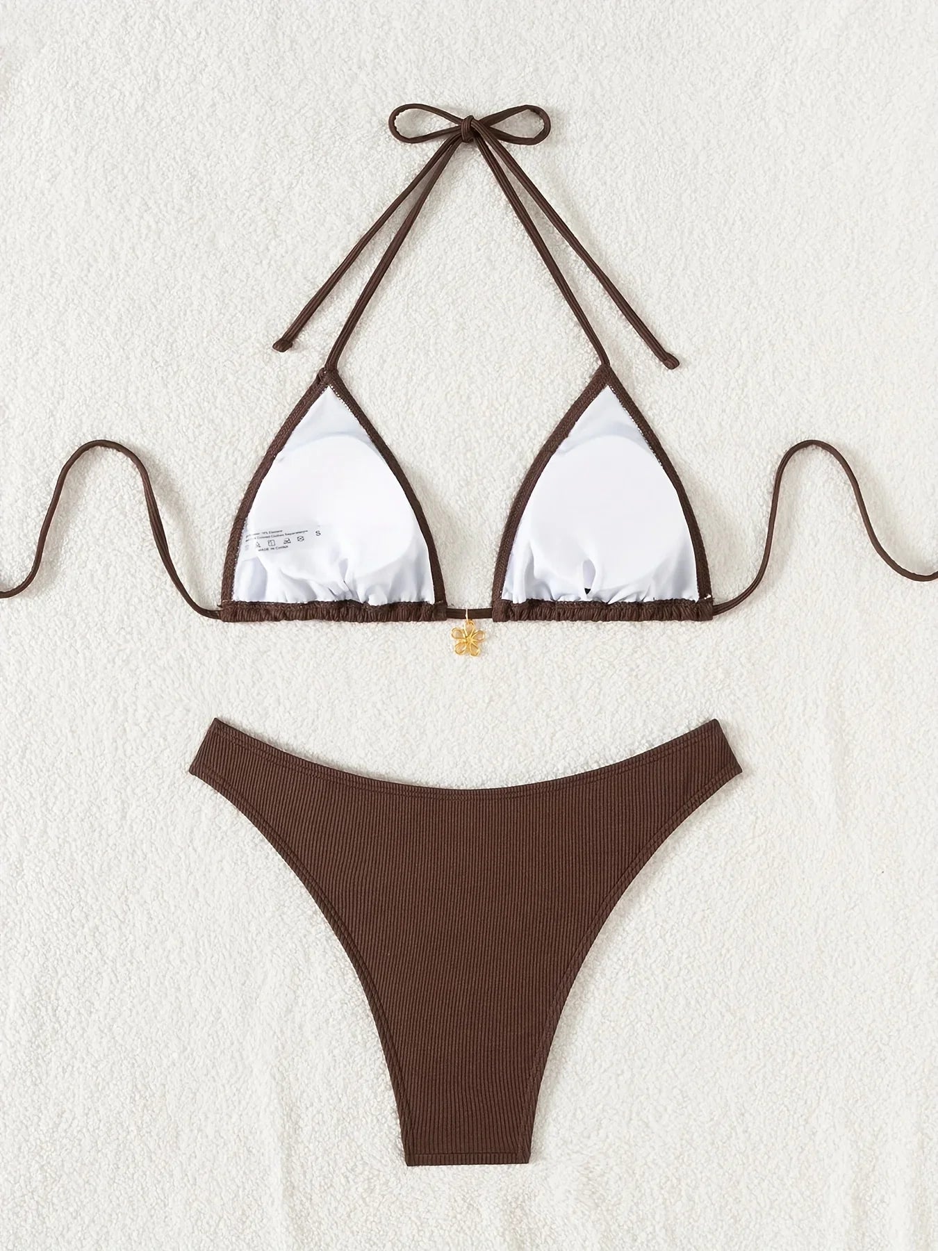 ZTVitality Sexy Solid Bikini Set 2026 Biquini New Arrival Bandage Halter Women's Swimsuit Summer Swimwear Beachwear 2 Piece