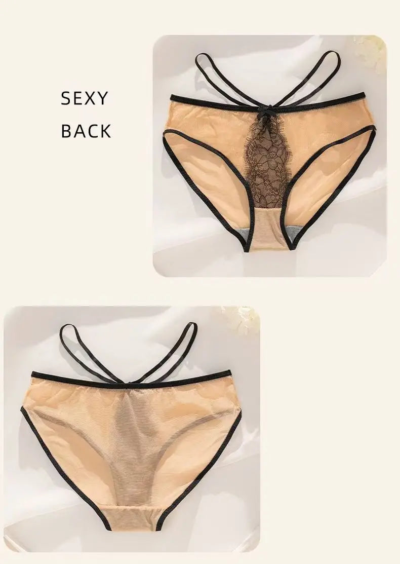 Ultra-thin Sexy Lace Hazy Attractive Comfortable Soft Steel Ring on The Support To Prevent Sagging Cross Beautiful Back Change