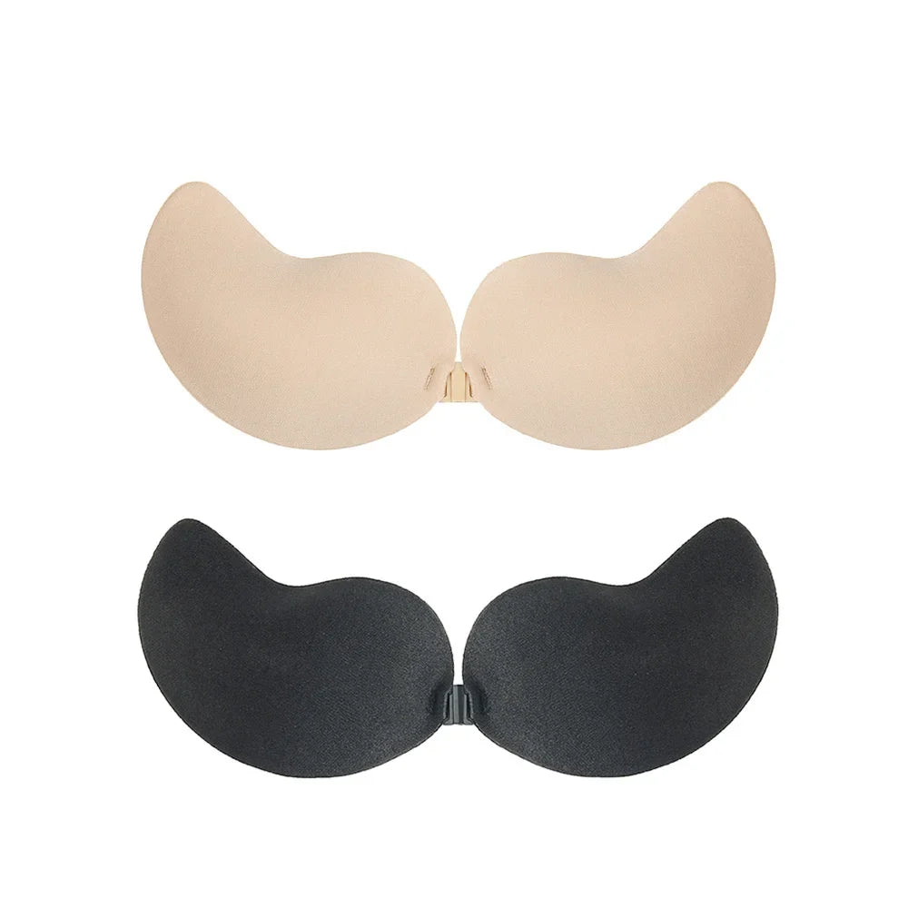 2PC/1PC Invisible Strapless Adhesive Stick Bra Push Up Bras Women Lingerie Seamless Silicone Nipple Covers Bralette Underwear