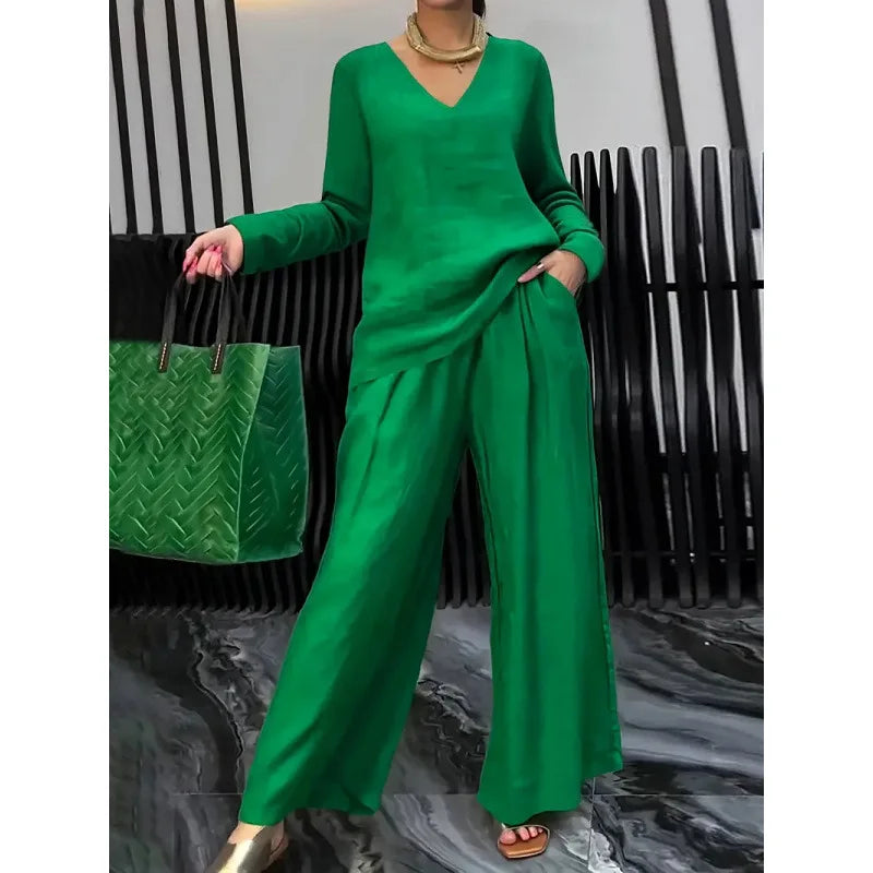 Hot selling women's spring and summer suits women's casual travel suits loose and comfortable suits