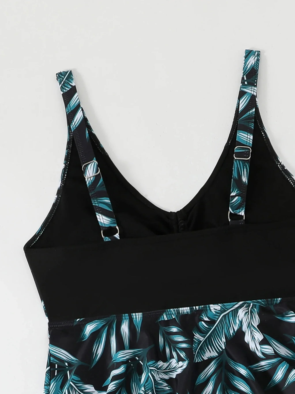 Strappy Printed Tankini 2026 Large Plus Size Swimsuit Women Beach Dress Swimwear Female Bathers Bathing Swimming Swim Suit 4XL