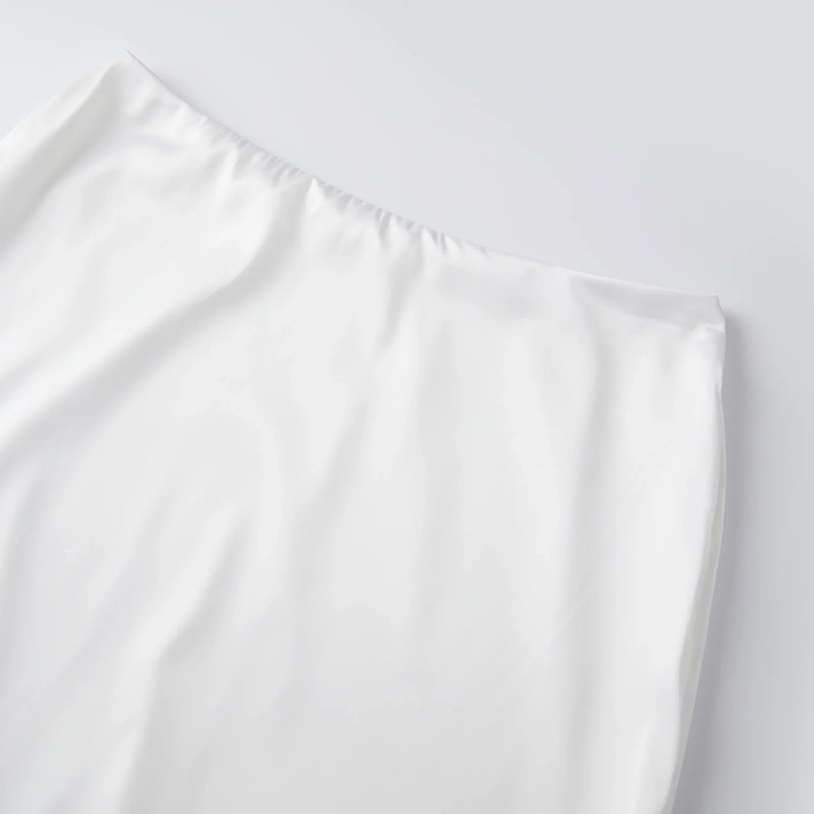 Women Solid Color Satin Long Skirs Elegant Low Waist Lace Patchwork Flowy Summer Skirt for Casual