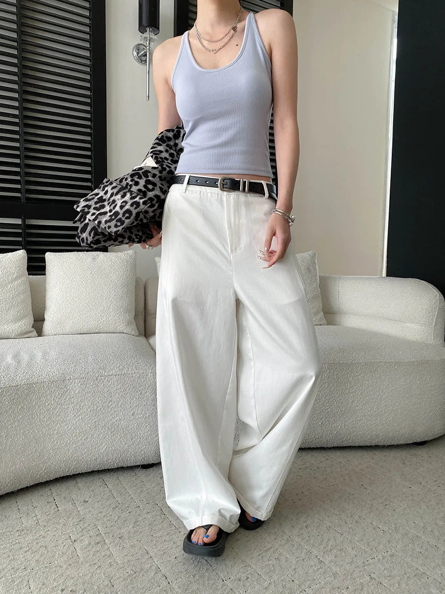 Sports vest U-neck slim fit camisole bottoming T-shirt