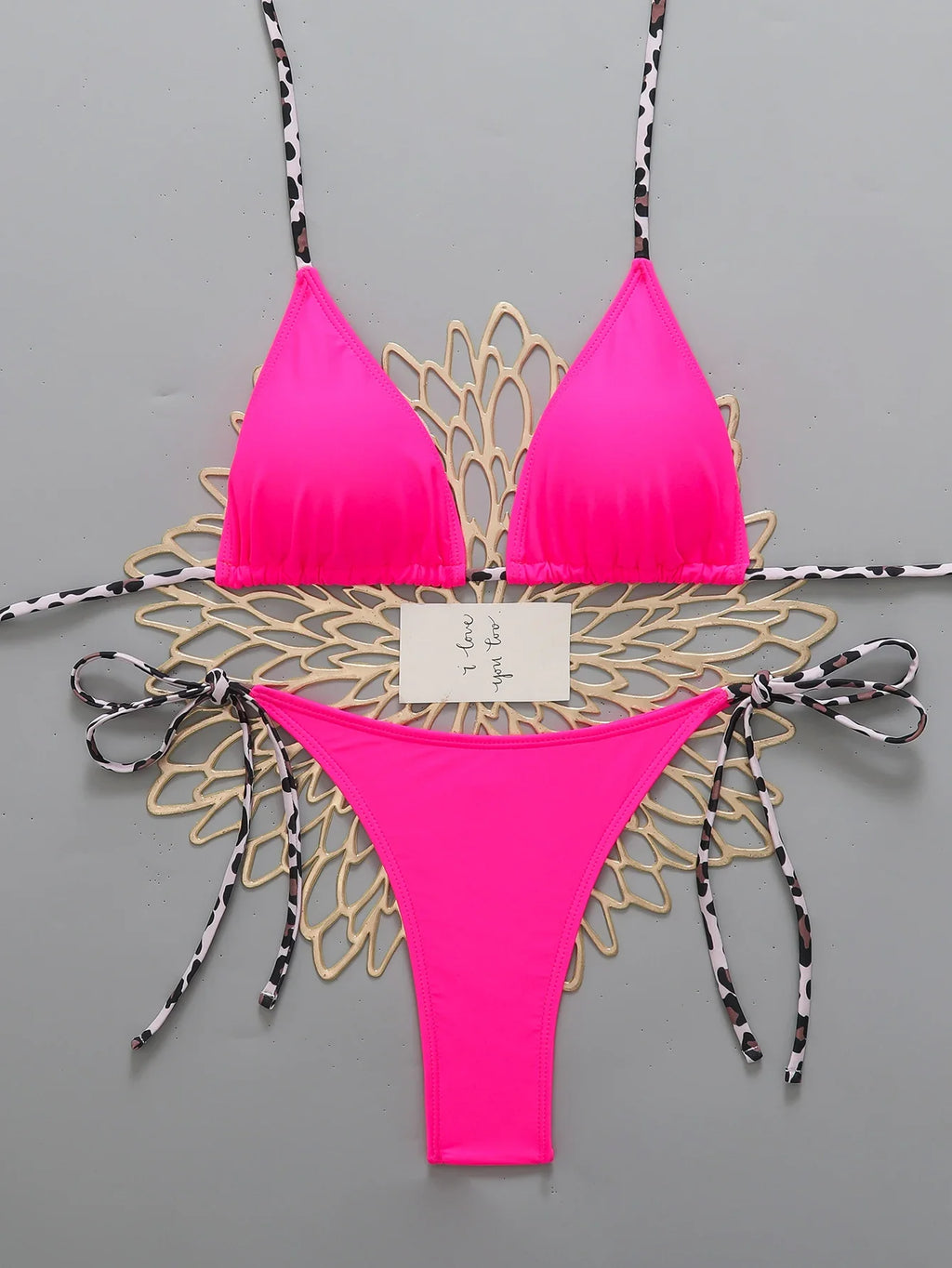 Halter Triangle String Bikinis 2026 Women Sexy Swimsuit Solid Brazilian Swimwear Female Bathers Bathing Swimming Swim Suit