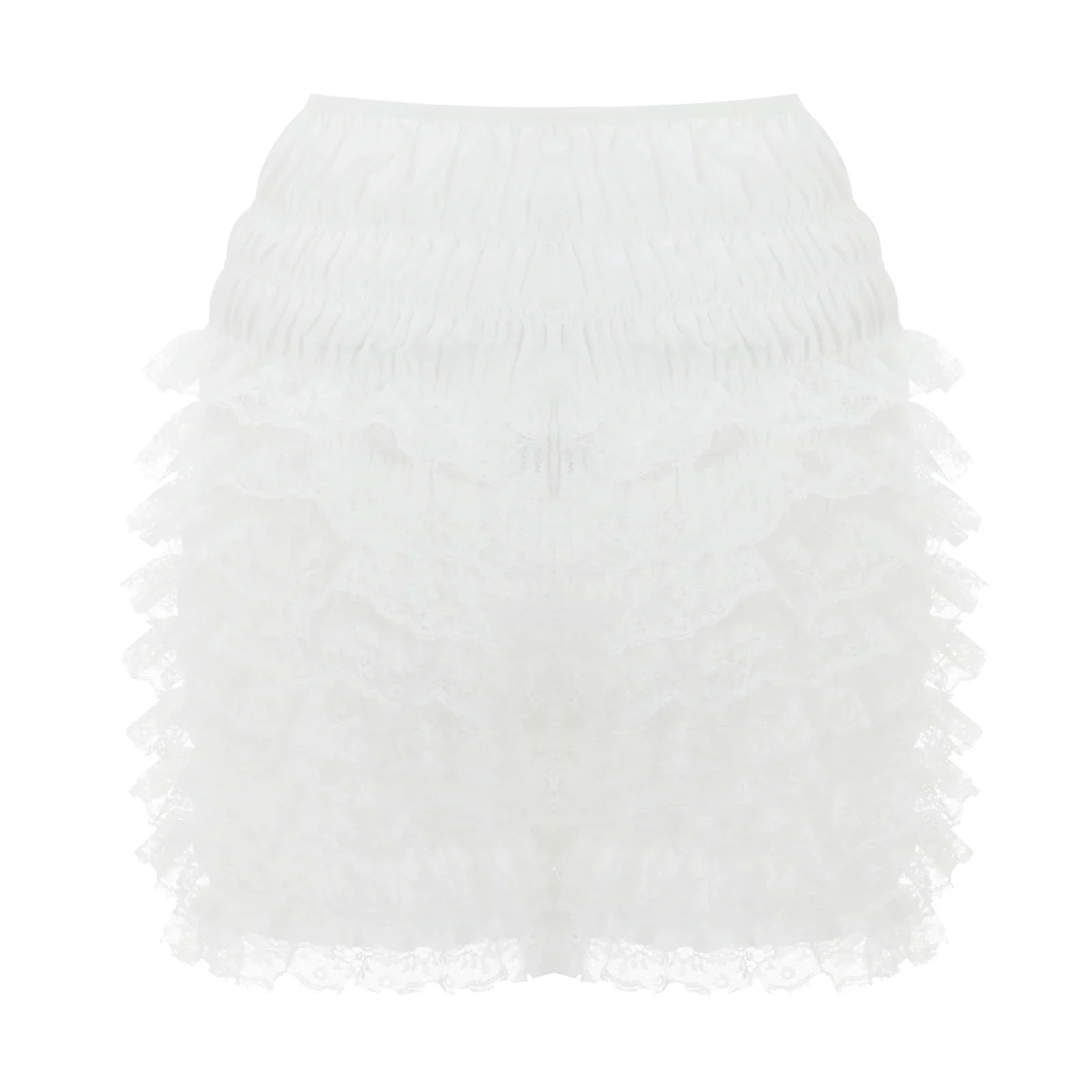 Fashion Women Ladies Solid Lace Frilly Ruffle Knicker Underwear Short Pants Safety Shorts