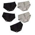 5Pcs/Set Cotton Briefs Women Panties Sexy Lingerie Women's Underpants Low Waist Panty Comfy Breathable Seamless Underwear
