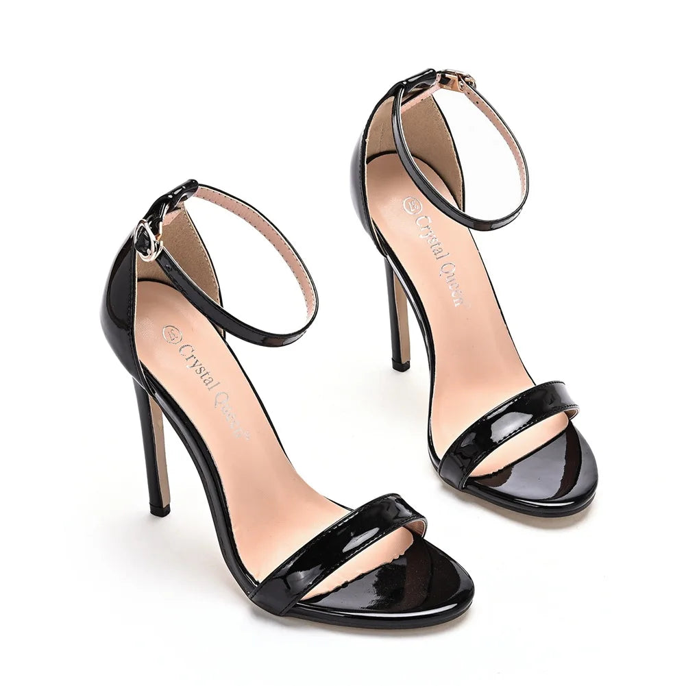 2026 spring Fashion Large Size 11cm Woman Sexy Dance Shoes Sandals Women Shoe Summer High Heels Stiletto Elegant Party Shoe