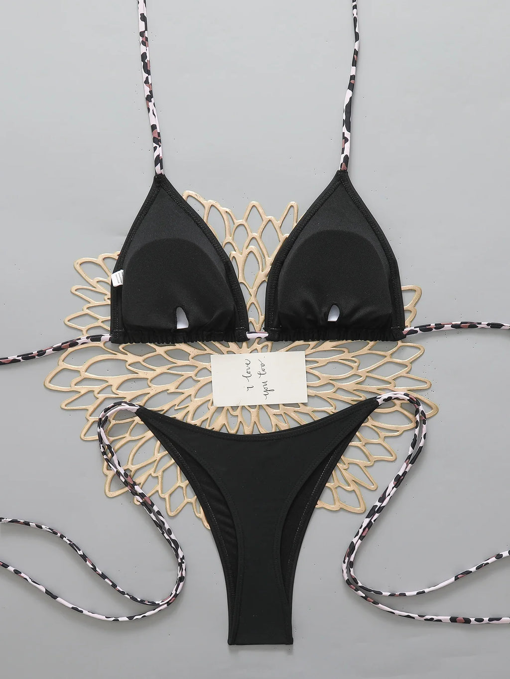 Halter Triangle String Bikinis 2026 Women Sexy Swimsuit Solid Brazilian Swimwear Female Bathers Bathing Swimming Swim Suit