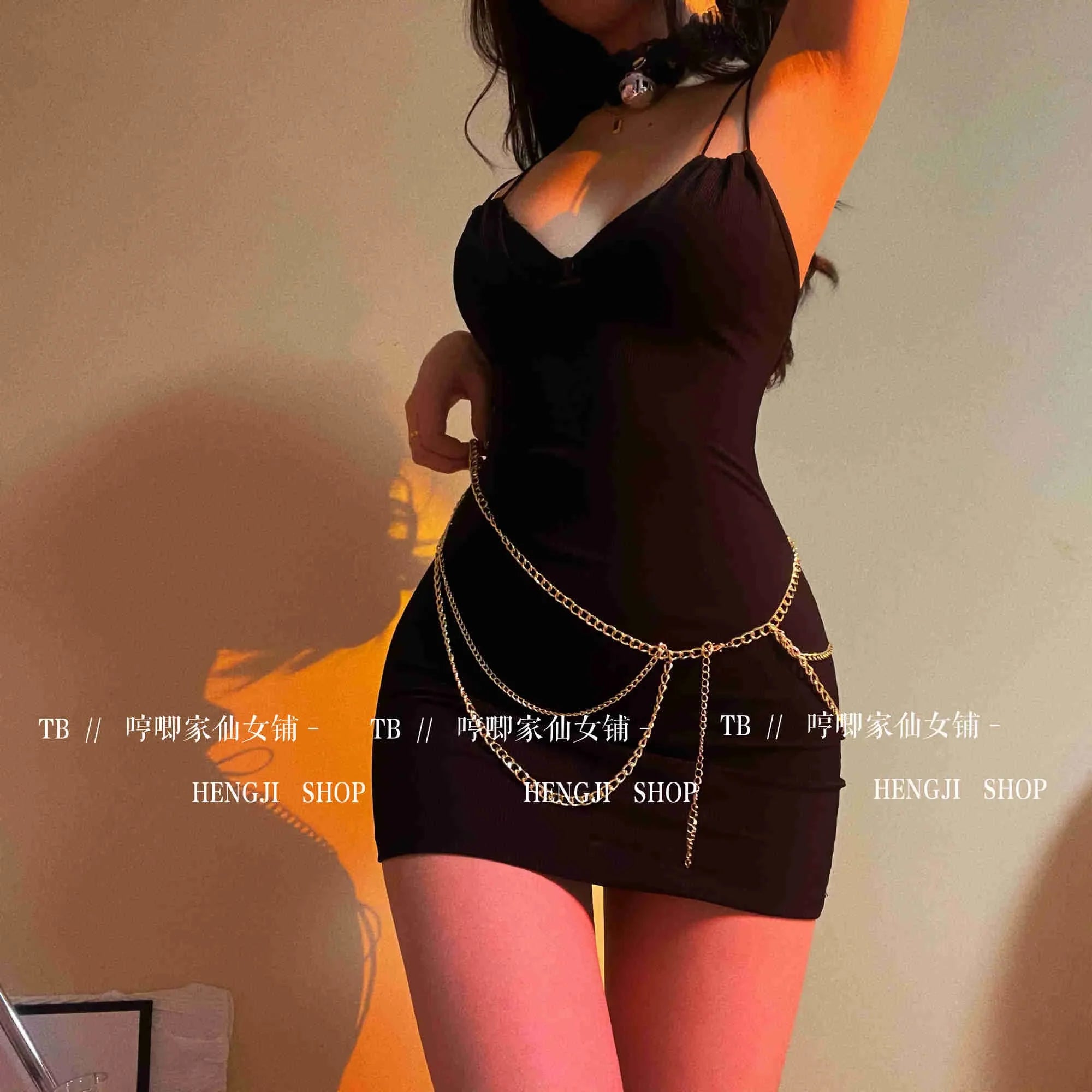Slip Sweet Mini Dress Tank V Neck Babes Backless Bare Ass Cosplay House Fairy Sweet Korean Women Tops 2022 Summer P7M8
