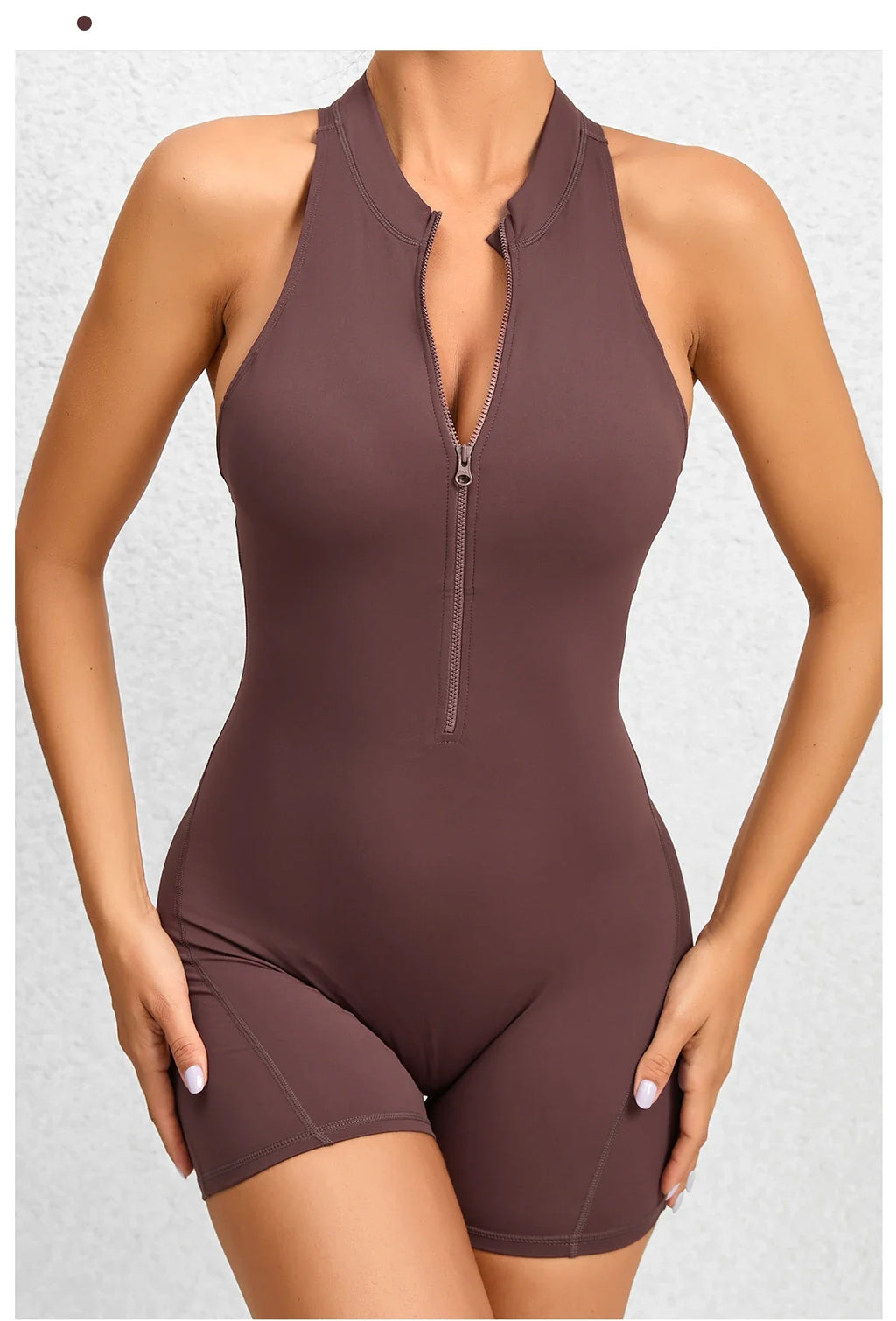 Women Yoga V Backless Jumpsuit Workout Bodysuit Sleeveless Gym Bodycon Sportswear Fitness Yoga Suit One Piece Outfit