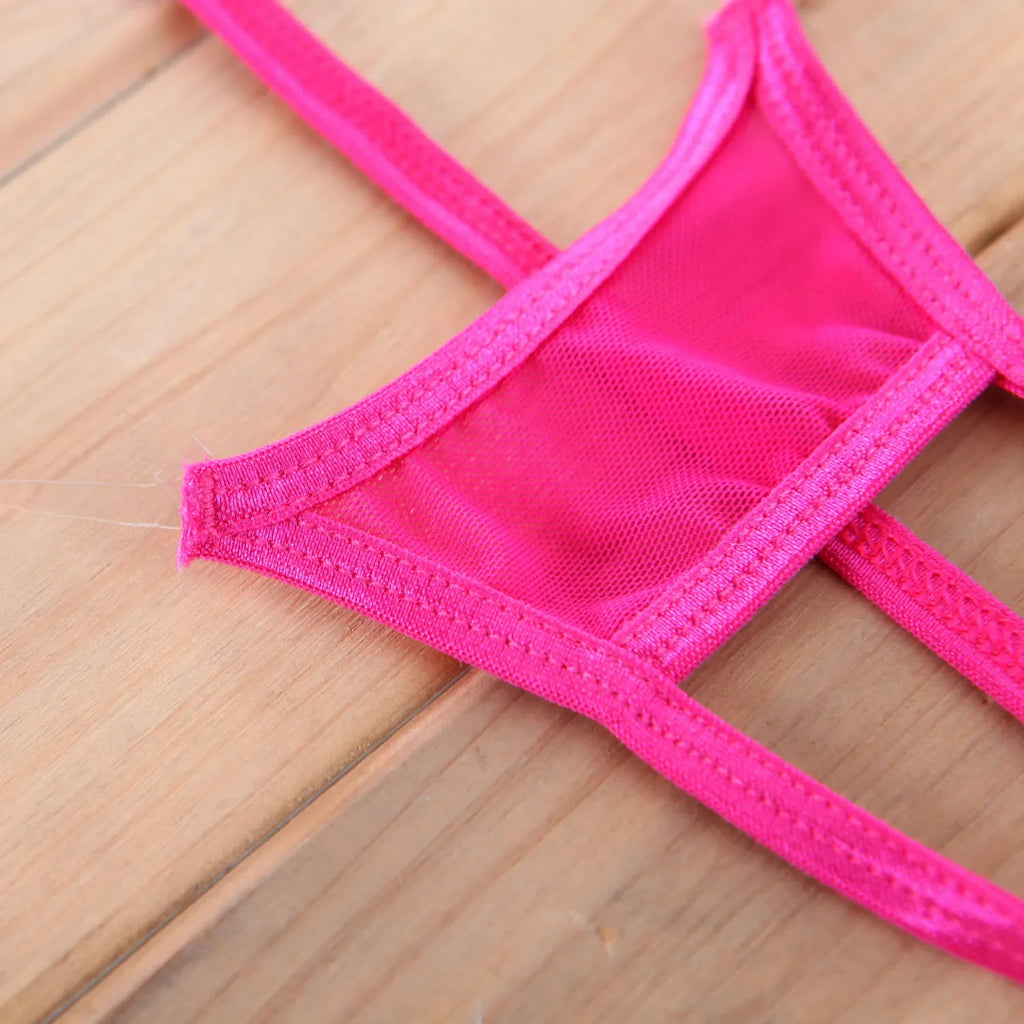 DEKA Open Erotic Women Invisible G-Strings Seamless Mini Micro Bikini Thongs Crotchless Transparent Tangas Panties Undewear