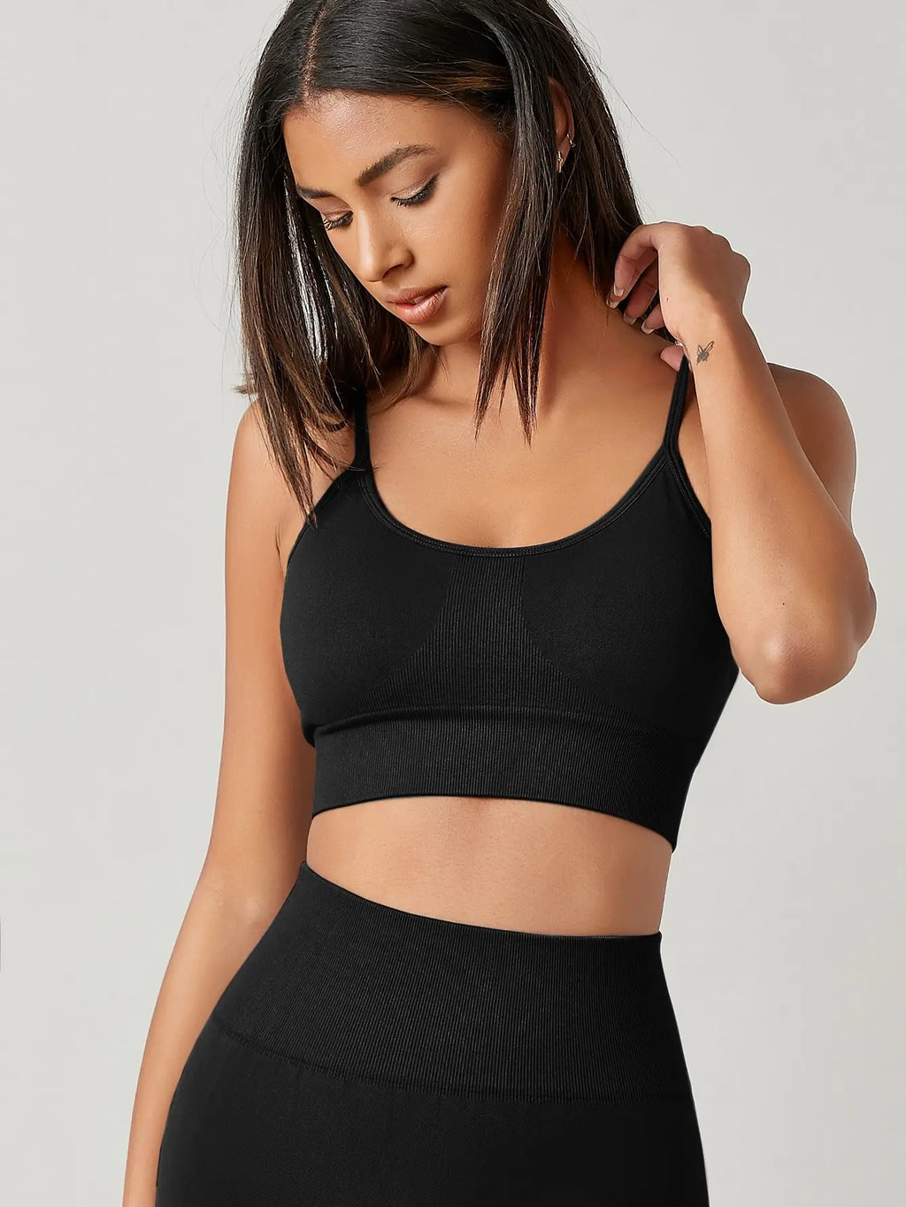 Sports Bra High Stretch Breathable Top Fitness Women Padded for Running Yoga Gym Seamless Crop Bra Gradient Sport Bra