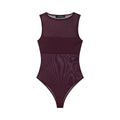 Women's Patchwork Silk Mesh Jumpsuit WHEF