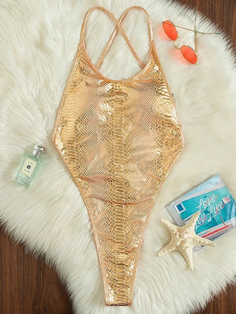 Extreme Mini Micro String Backless Women Swimwear One Piece Swimsuit Female High Cut Monokini Thong Bathing Suit Swim Beachwear