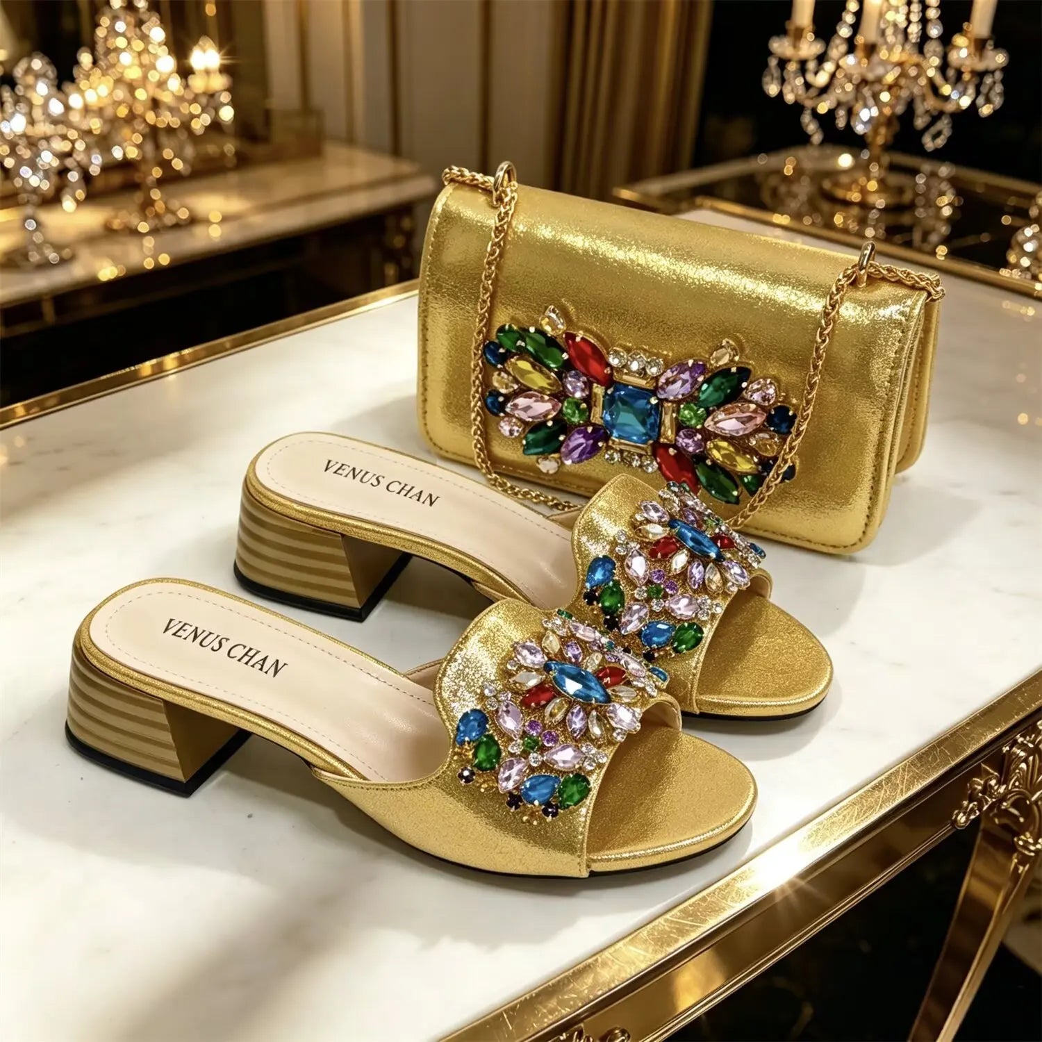 doershow High Quality African Style Ladies Shoes And Bags Set Latest silver Italian Shoes And Bag Set For Party HWS1-15