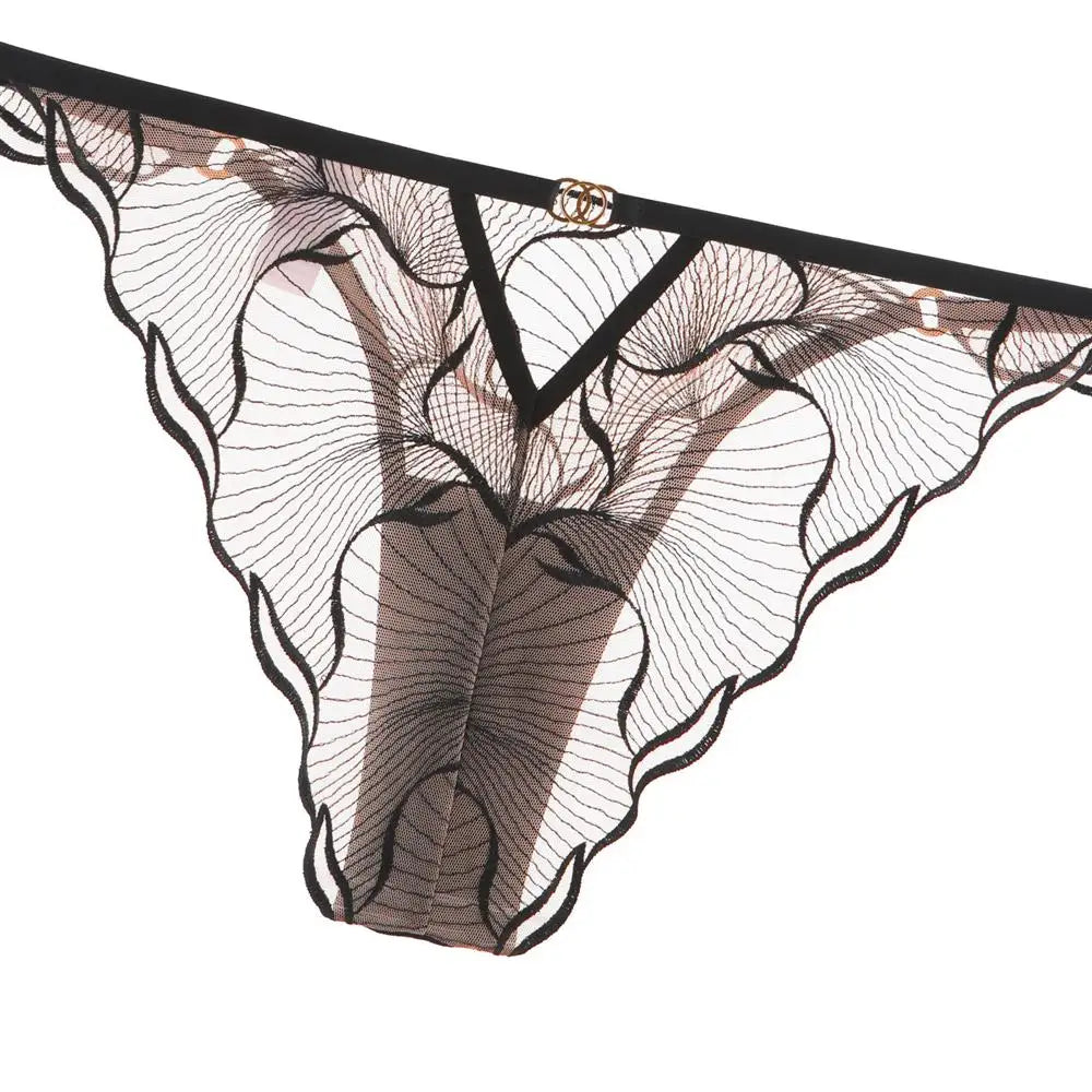 Summer French Minimizer Bra Beachwear Large Bust Pure Embroidery Lace Ultra Thin Plate Size Light Support Wirefree AU MOYISU