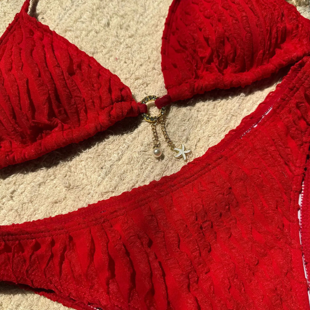 New White Sexy Bikinis Swimsuits Women's Swimwear Push Up Female Beach Swim Wear Bathing Suits Brazilian Bikini Set Pool Bather