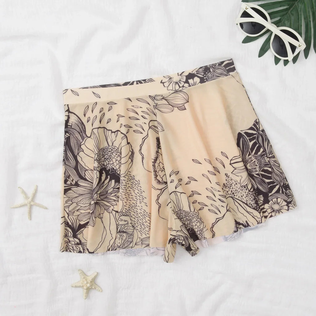 Mesh Women Trim Cover Up Shorts Beach Swimsuit Cover-Ups For Swimwear Beach Shorts 2026 Summer Beachwear Swimwear Sarong Pants