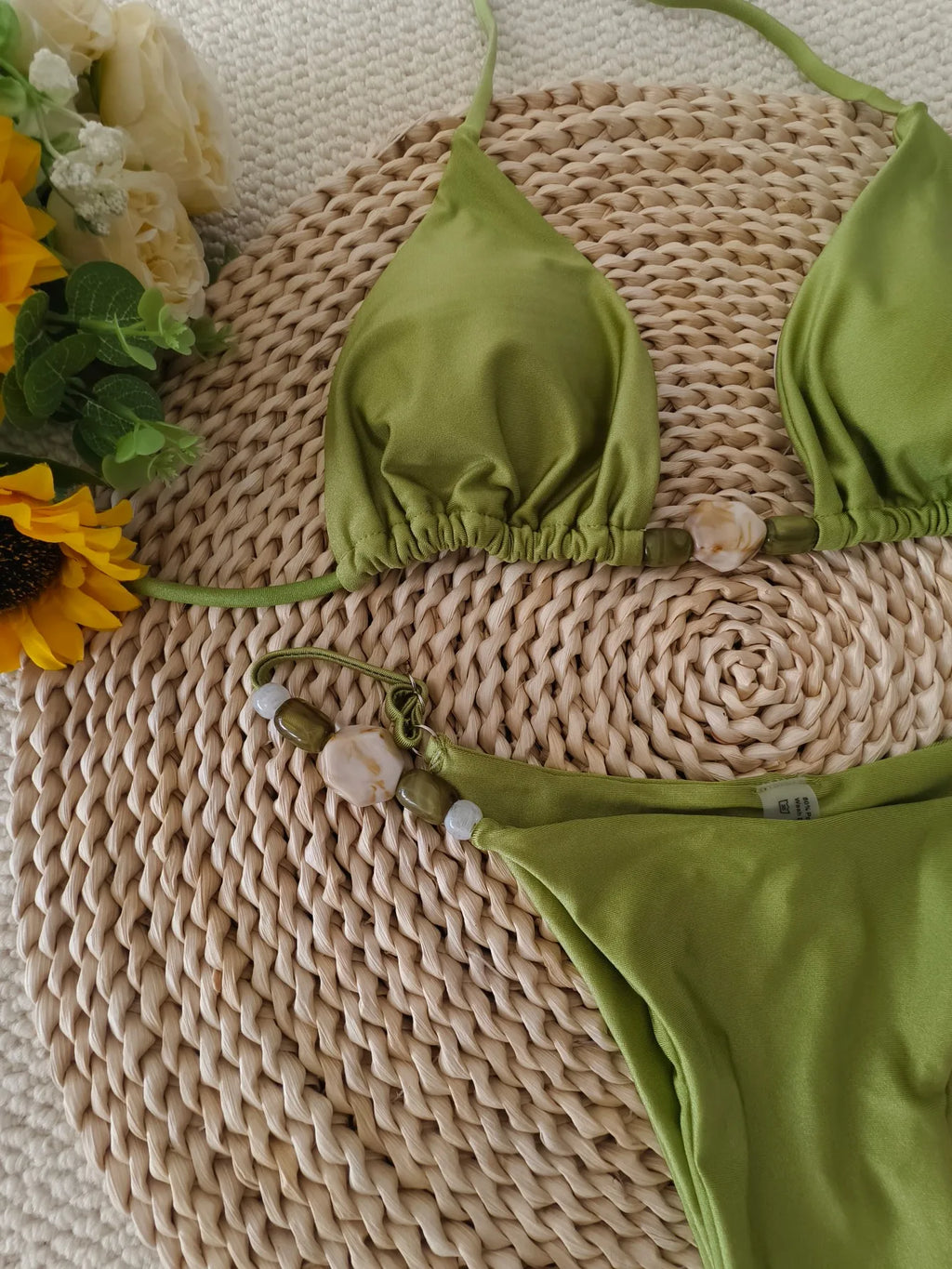 Halter String Bikinis 2026 Stone Swimwear Female Sexy Brazilian Swimsuit Women Bathers Bathing Swimming Swim Suit Beachwear