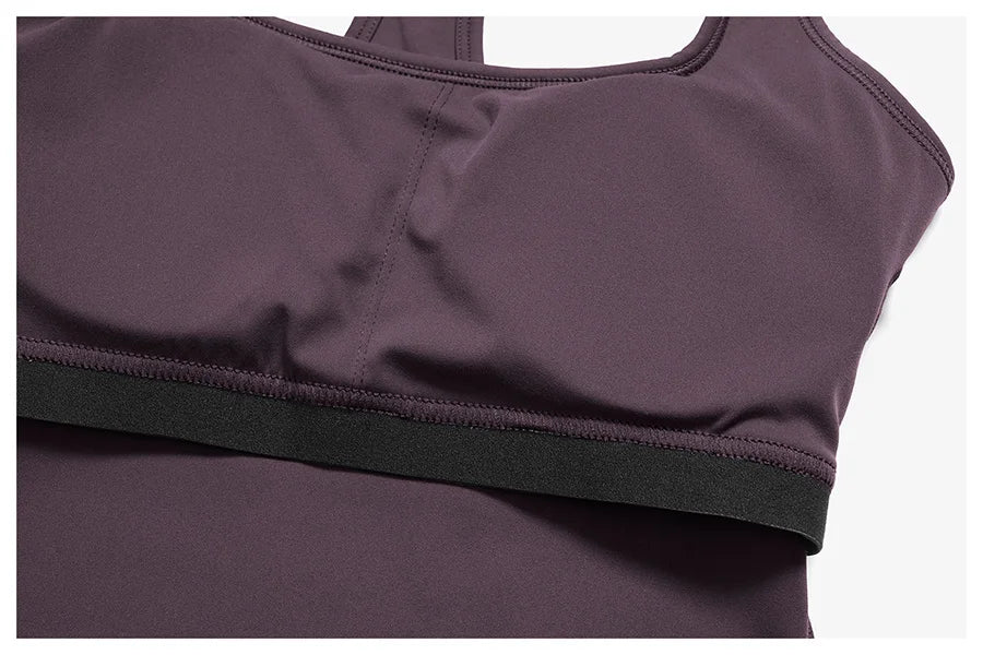 2 Piece Yoga Clothes Women Tracksuit Athletic Wear Pilates Fitness Suit Gym Workout Sets Push Up Sports Vest Wide Leg Pant Suit