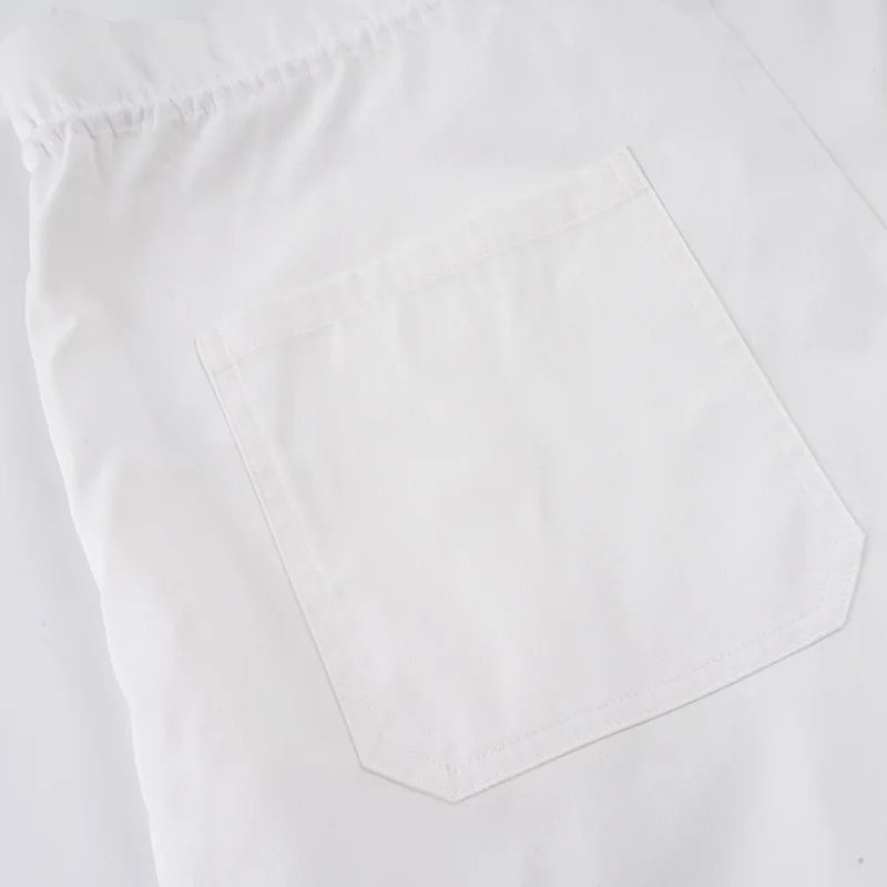 Summer women's elastic waist casual workwear low-rise mid-pants comfortable woven pants
