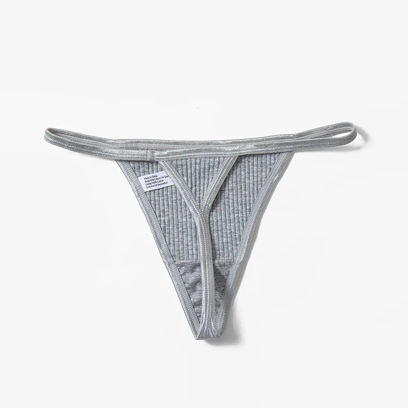 Sports Cotton Sexy Women's Panties Simple Thongs Lingerie Briefs Female Underwear G-Strings Hot T-Back Breathable Underpants