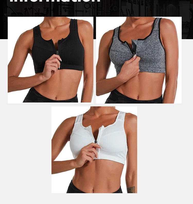 CZGUKE Yoga Fitness Bra Shock-absorbing Sports Bra Breathable and Quick Drying Training Running WOMEN'S Underwear