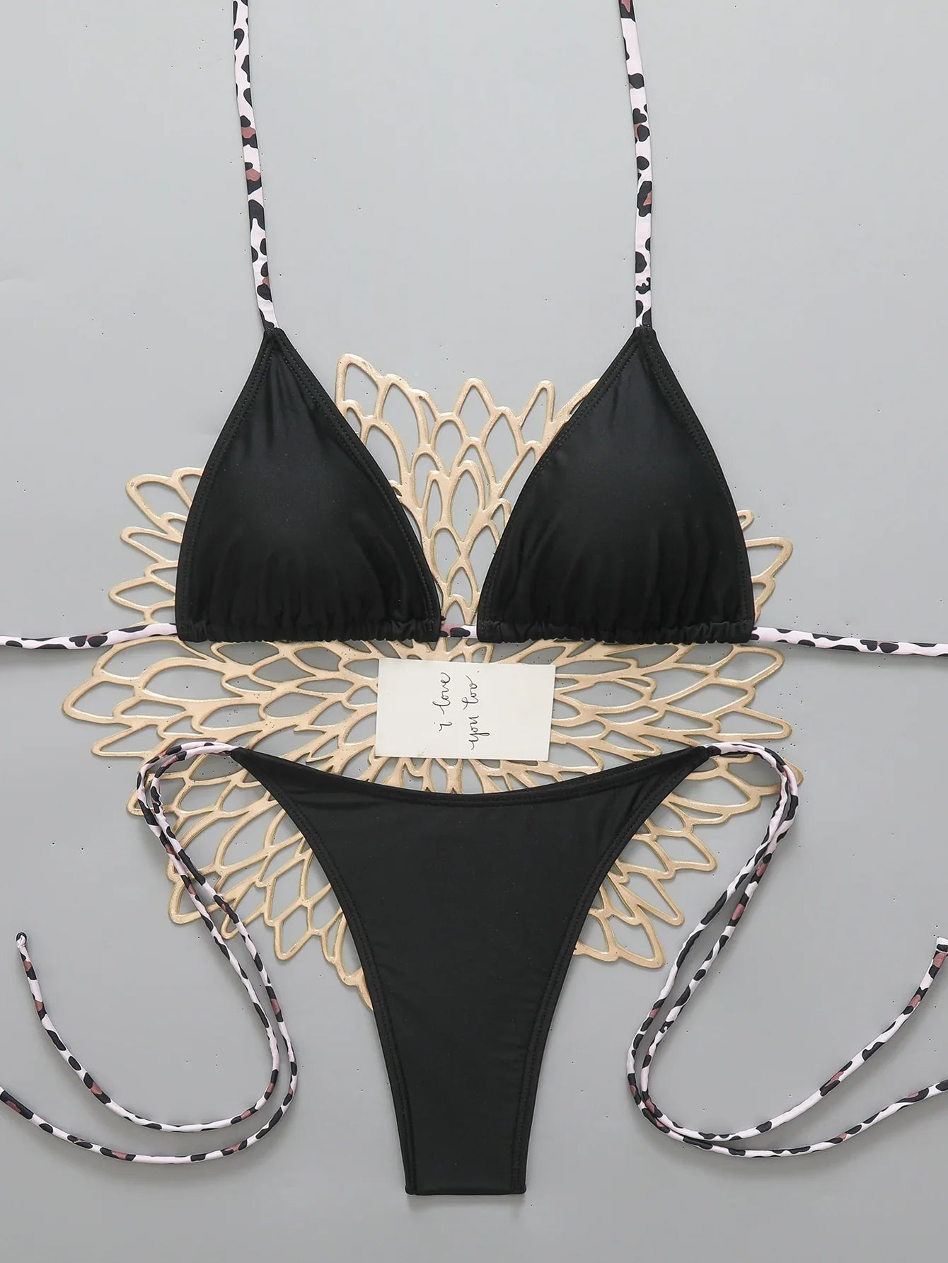 Halter Triangle String Bikinis 2026 Women Sexy Swimsuit Solid Brazilian Swimwear Female Bathers Bathing Swimming Swim Suit