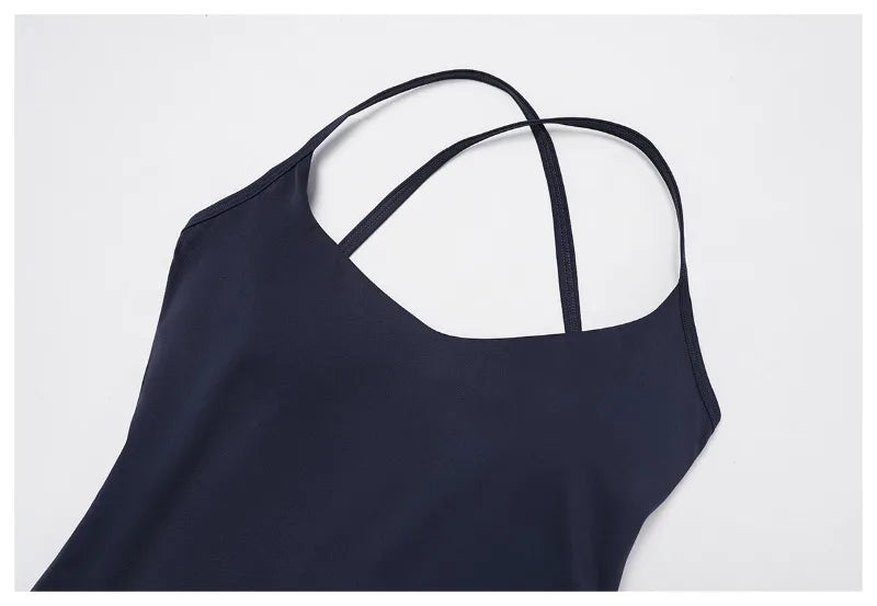 2-Piece Women's Fashion Yoga Set Beautiful Back Slimming Naked Comfort Set Outdoor Sports Running Fitness Leisure Set