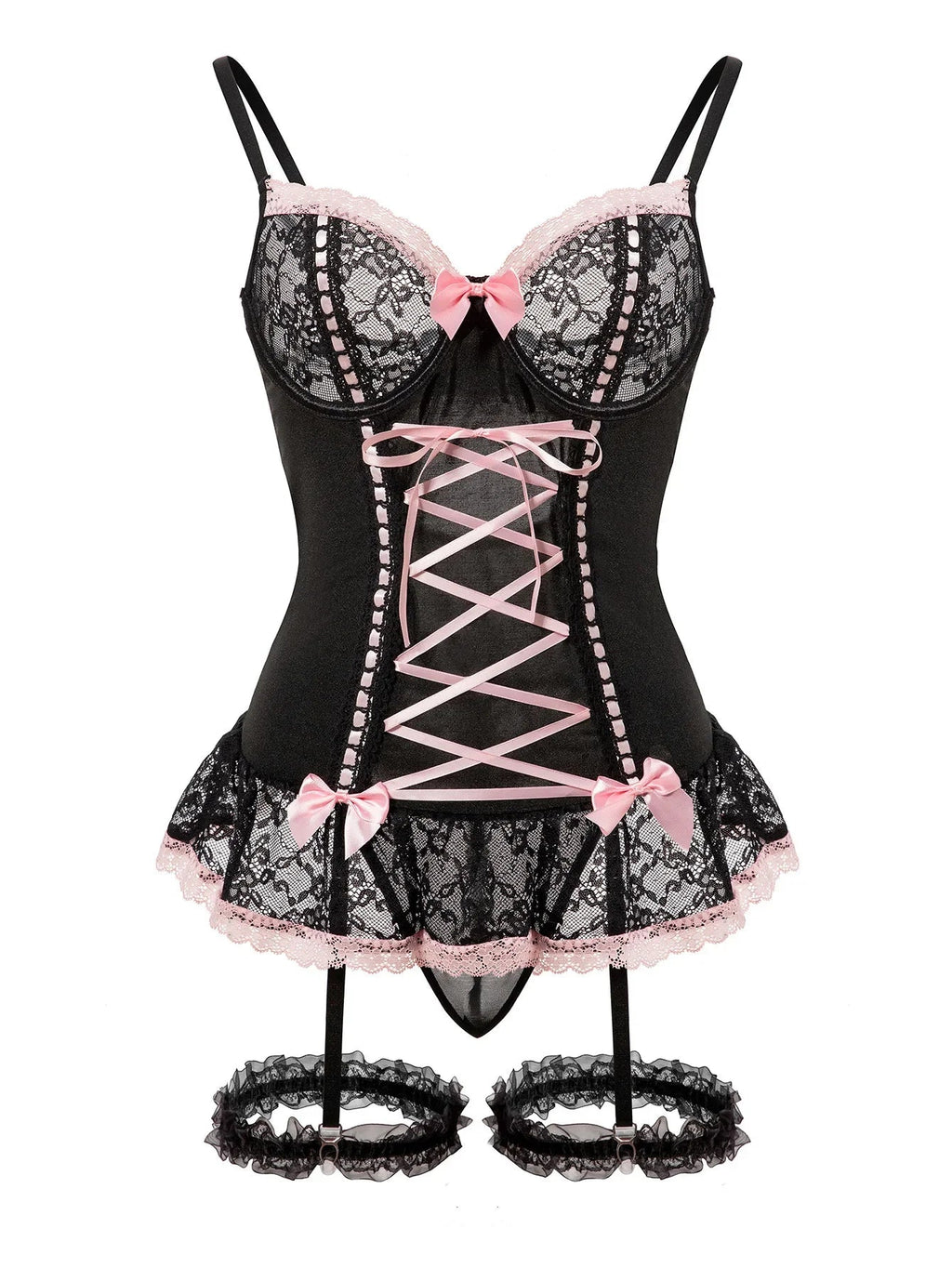 Women's Sexy Lingerie Lace Bra Set Erotic Underwear Set Bralette Bra and Panty Garter Set Sex Hot Erotic Sleepwear