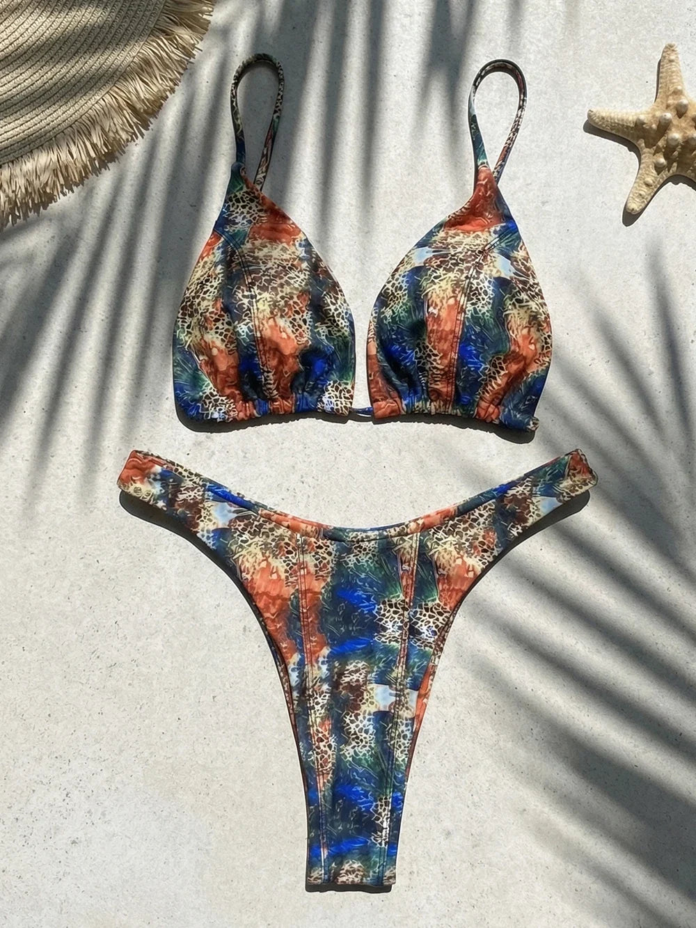 Micro Swimwear Sexy Women's swimsuit String Bikinis Brazilian Bikini Set Print Biquini Bathing Suit Swim Suit Beachwear