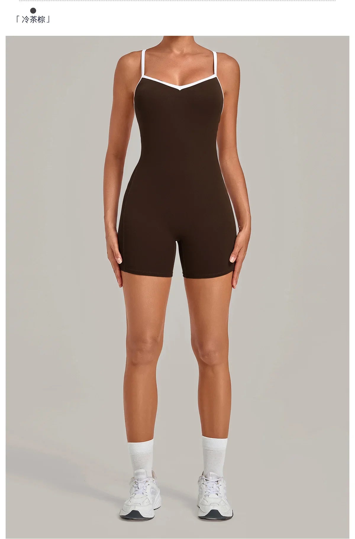 New Tight One-piece Yoga Suit Women Color Contrast Splicing Hollow Back Cross Sports Jumpsuit Outwear Slimming Fitness Bodysuits