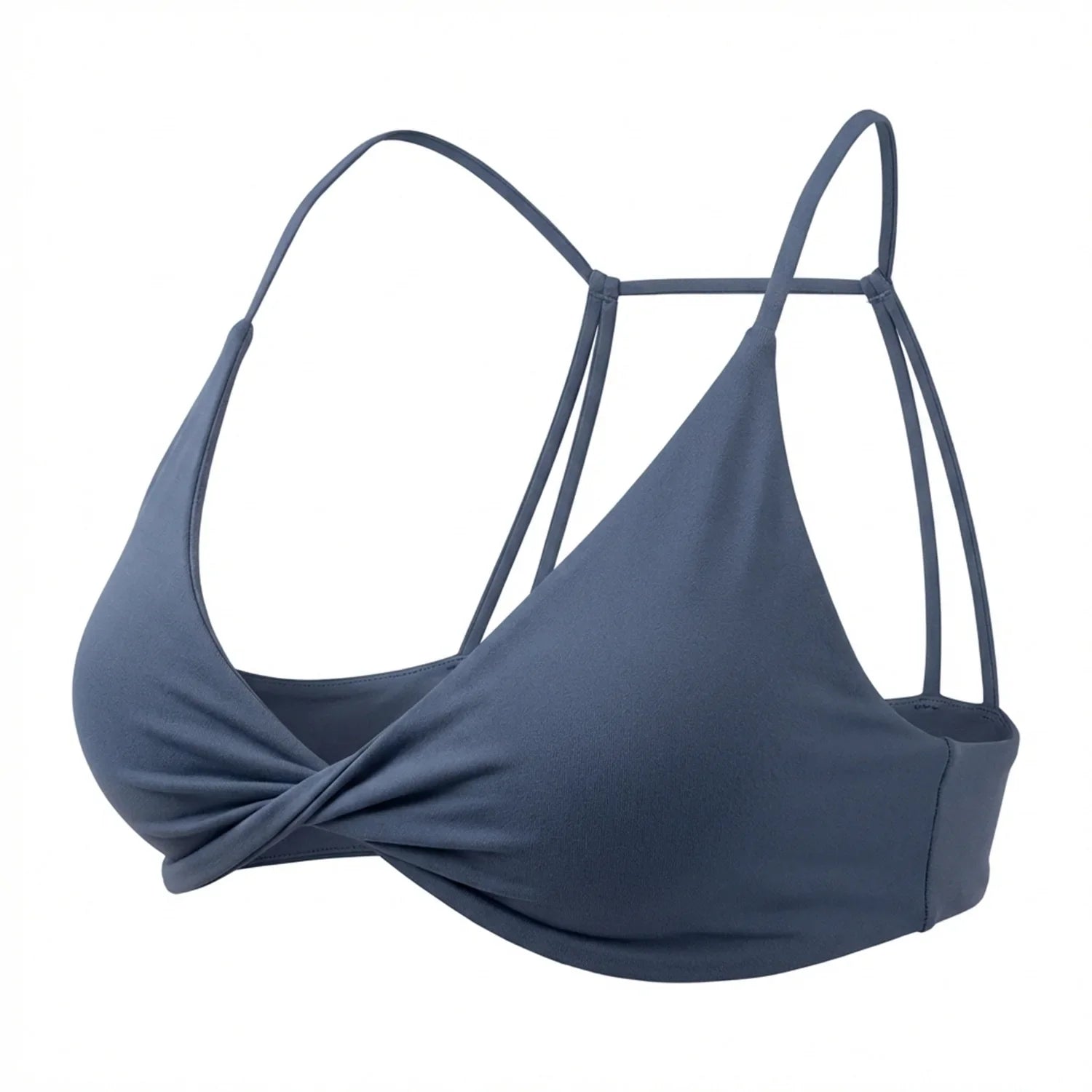 NCLAGEN Vision Twist Front Sports Bra High Support Push-up Gym Underwear Cross Thin Strap Workout Fitness Running Sexy Yoga Top