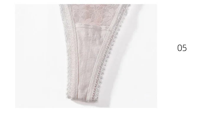 Lace Girls G String Sexy Panties Women Underwear Briefs Hollow Out Thong High Quality Transparent Underpants Lingerie Intimates
