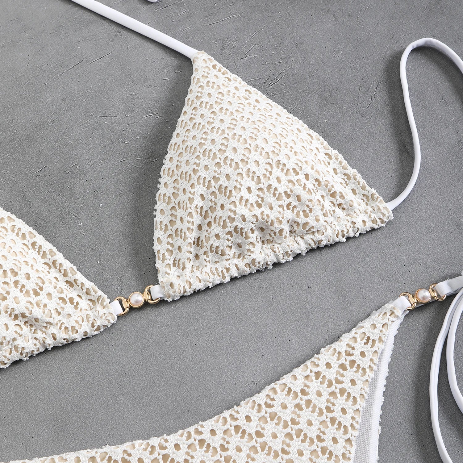 2026 Halter String Bikinis Sexy Triangle Swimsuit Women Plaid Swimwear Female Bathers Bathing Swimming Swim Suit Beachwear