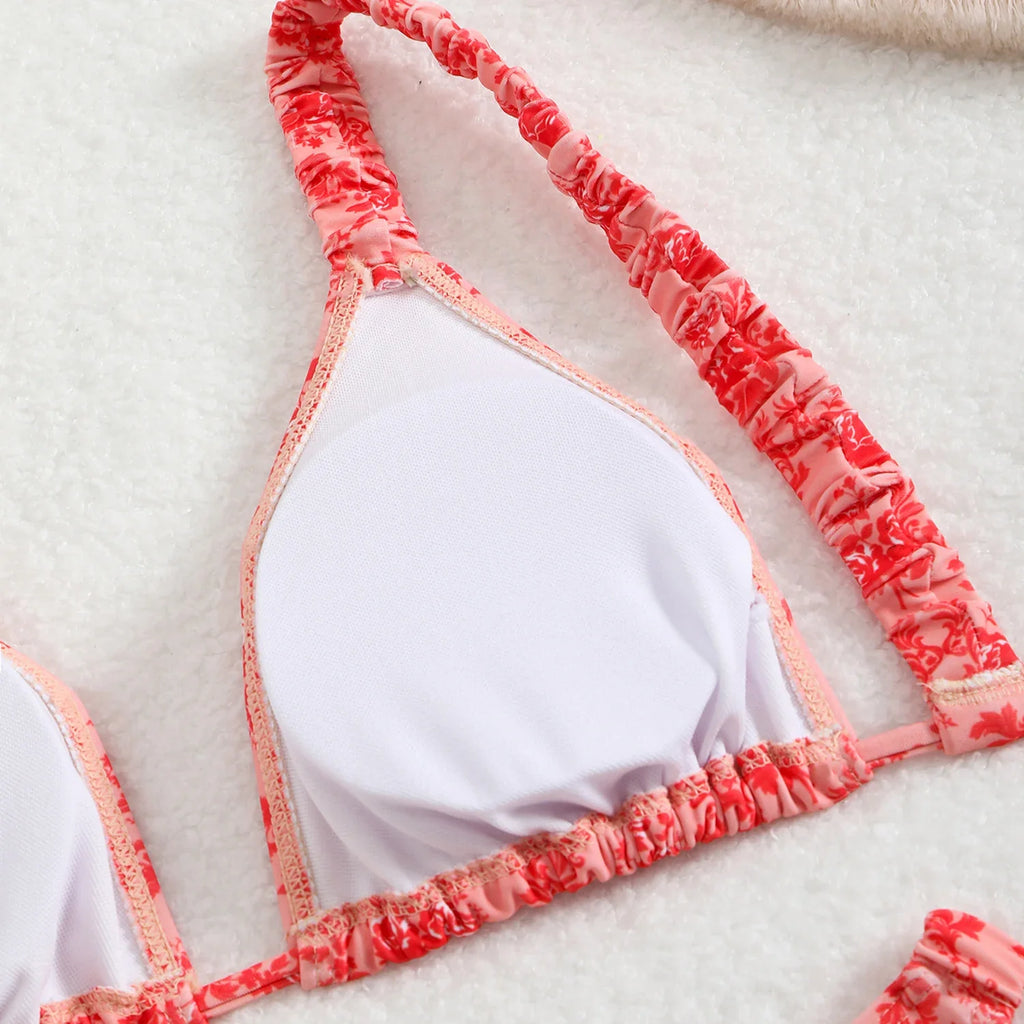 2026 Triangle Strappy Bikini Women Sexy Swimwear Female Brazilian Swimsuit Bathers Bathing Swimming Swim Suit Beachwear Summer