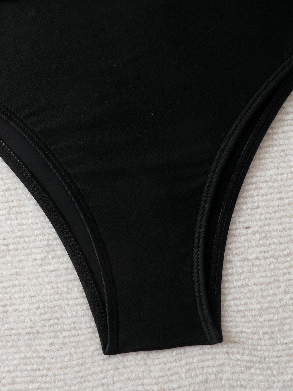 Strappy High Waist Bikinis 2026 Women Sexy Shell Swimsuit Solid Padded Swimwear Female Bathers Bathing Swimming Swim Suit