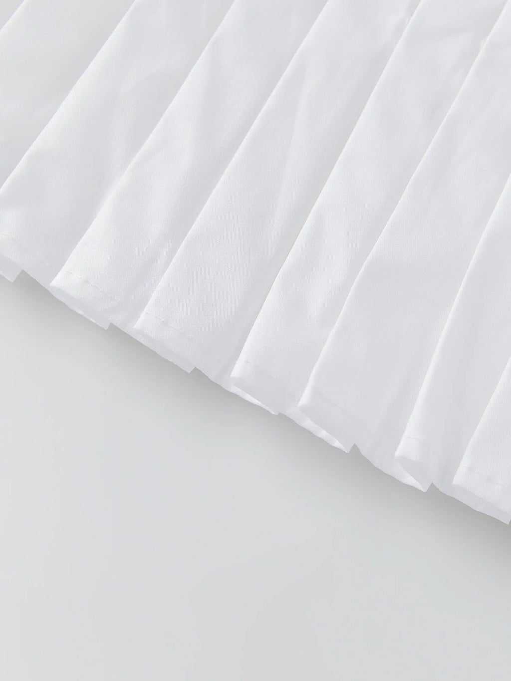 Summer Women's Ruched White Shirts Solid Color Bubble Short Sleeve Button Down Tops Casual Fashion Blouse