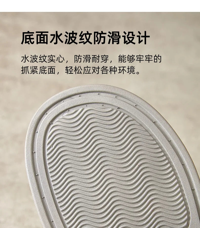 Big Size EU48 Indoor Slippers For Women Men Spring Summer House Shoes Soft Leather Anti-slip Open Toe Couples Home Floor Slides