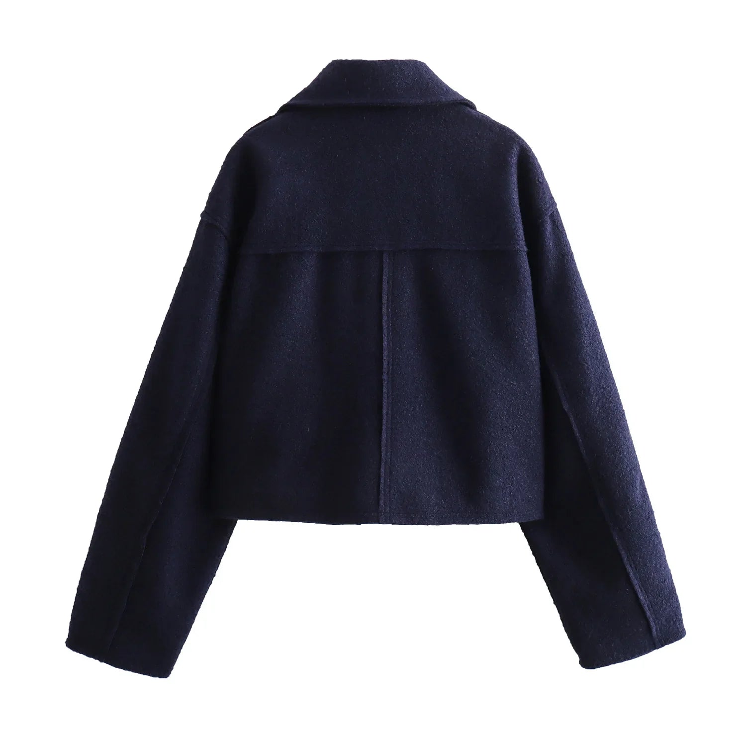 Foridol Autumn Winter Thick Burgundy Coat Jacket Women Zip Closure Turn Down Collar Short Jacket Veste Casual Angola Red Coat