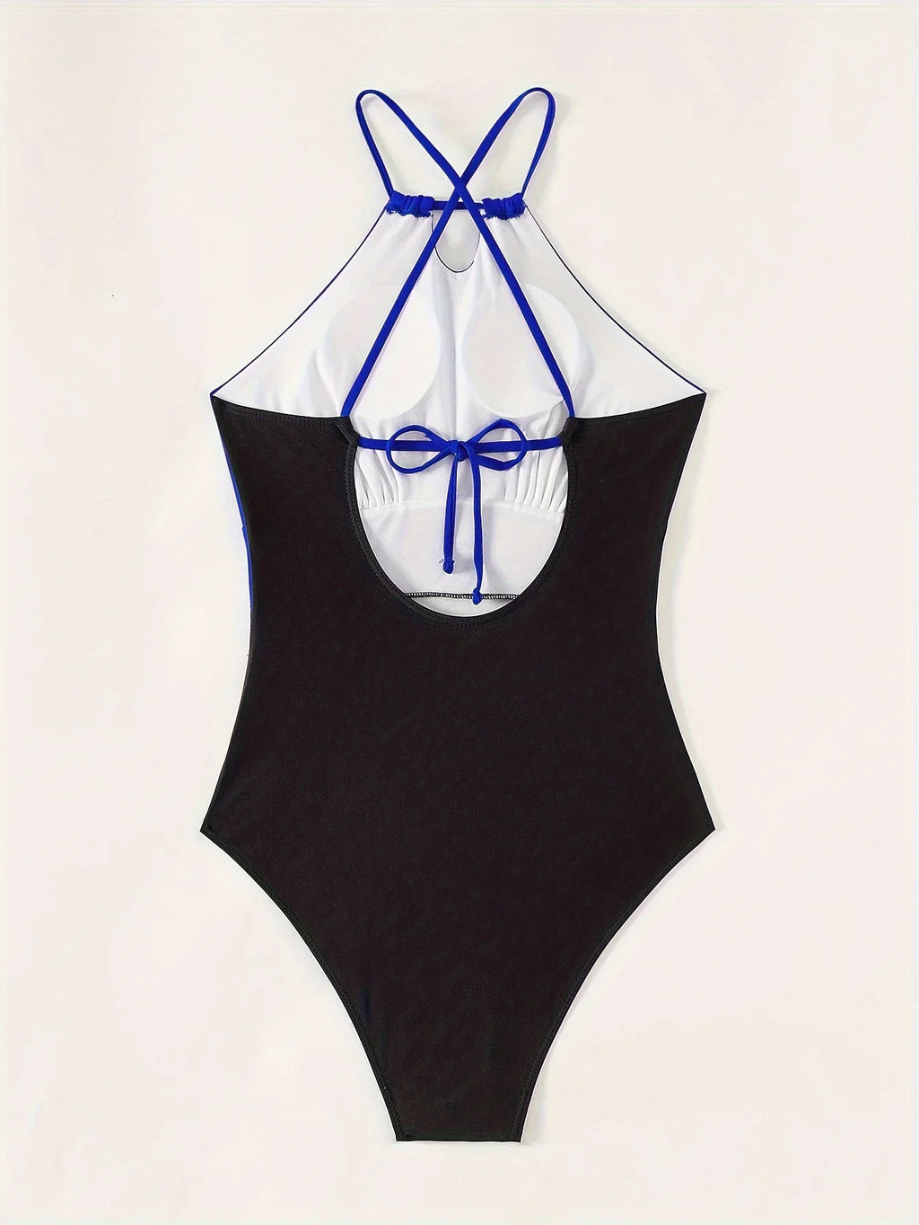 ZTVitality Sexy Patchwork Backless One-piece Swimsuit 2024 New Biquini Women Swimwear Summer Beachwear Brazilian