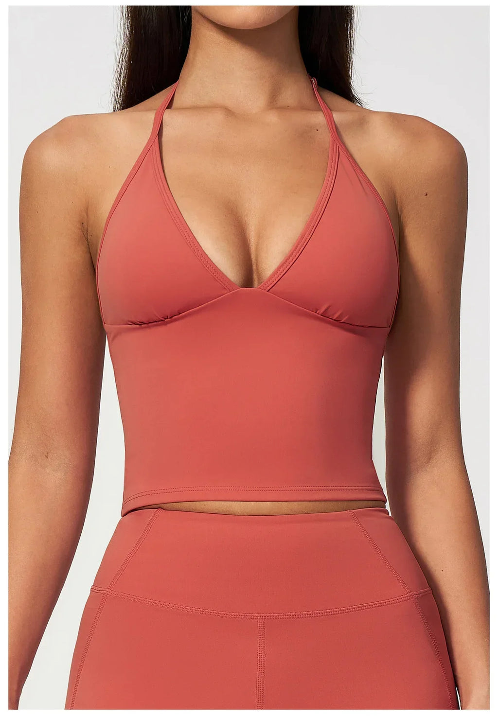 Sexy V Neck Yoga Vest Women Quick Dry Shockproof Slimming Sports Tank Top Cloud Feeling Sanded Workout Fitness Running Vest
