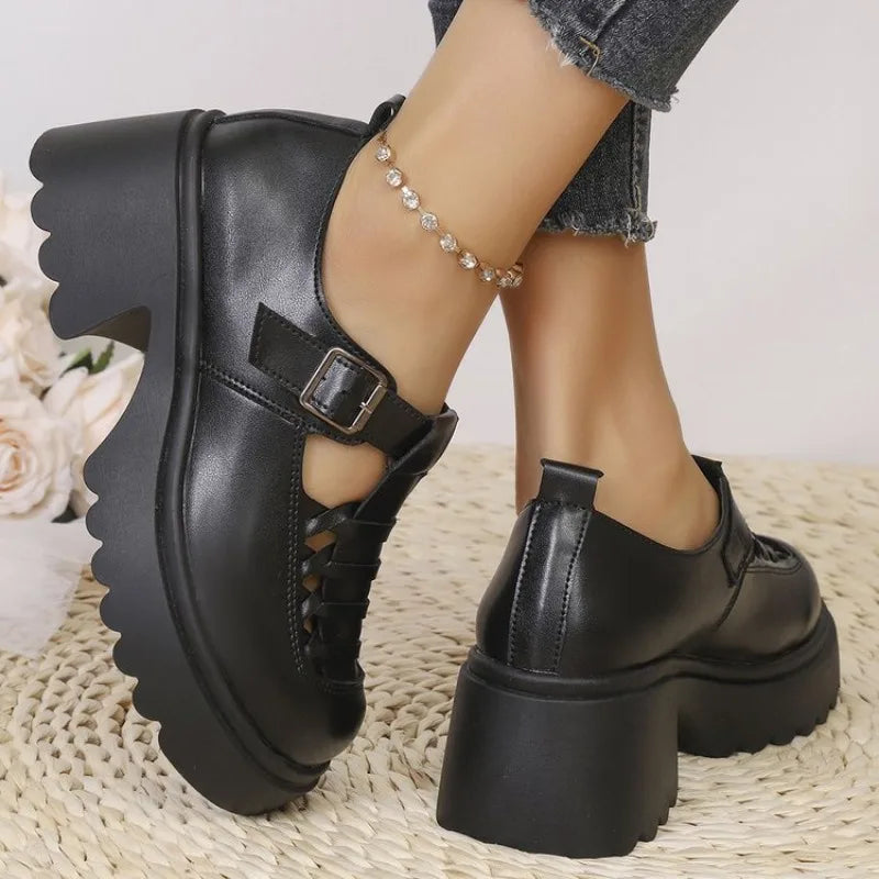 Women Spring Summer Shoes  Fashion High Heels  Female Summer Shoes Rubber Sole Non Slip Women Shoe