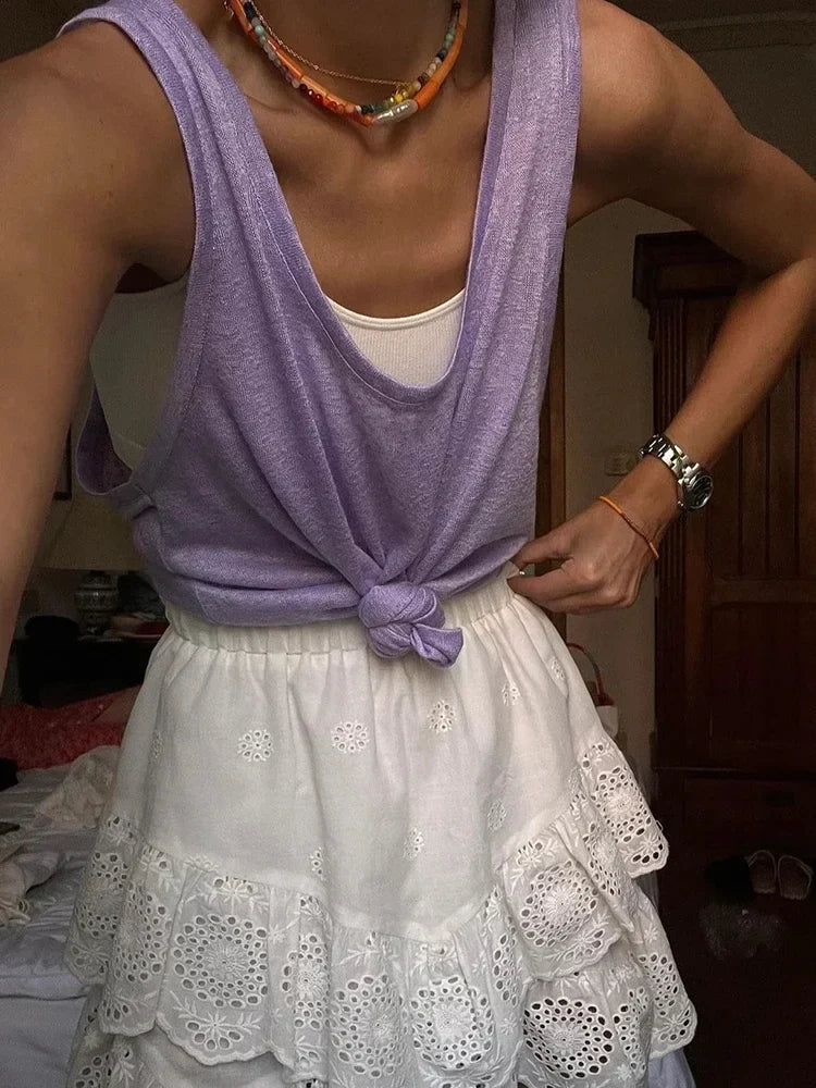 Foridol Summer Off Shoulder White Lace Skirt Set Dress Women Outfits Ruffles Tiered Mini Flower Embriodery Two Pieces Beach Suit